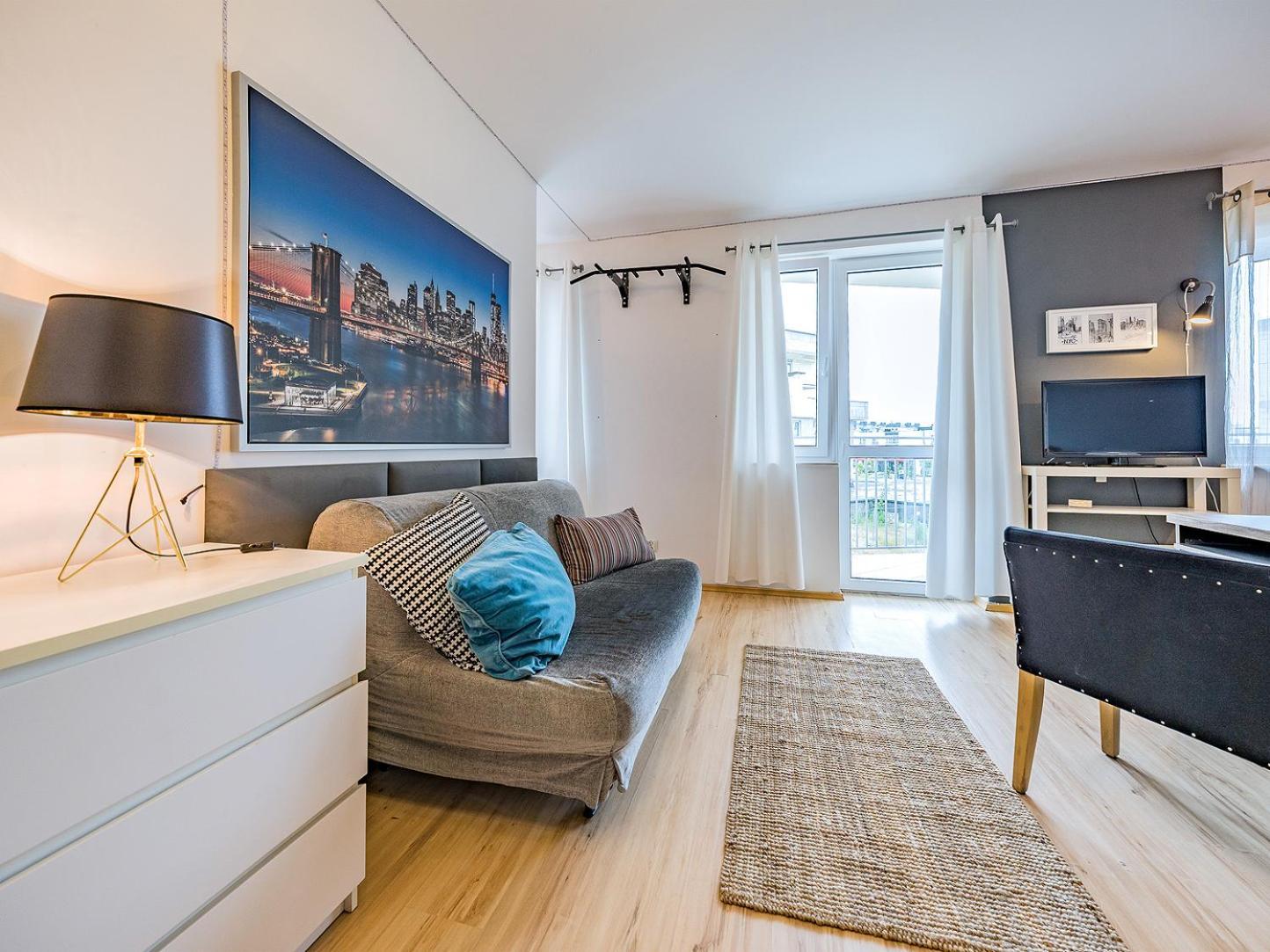 Apartament Z Balkonem I Bezplatnym Parkingiem Гданск Екстериор снимка